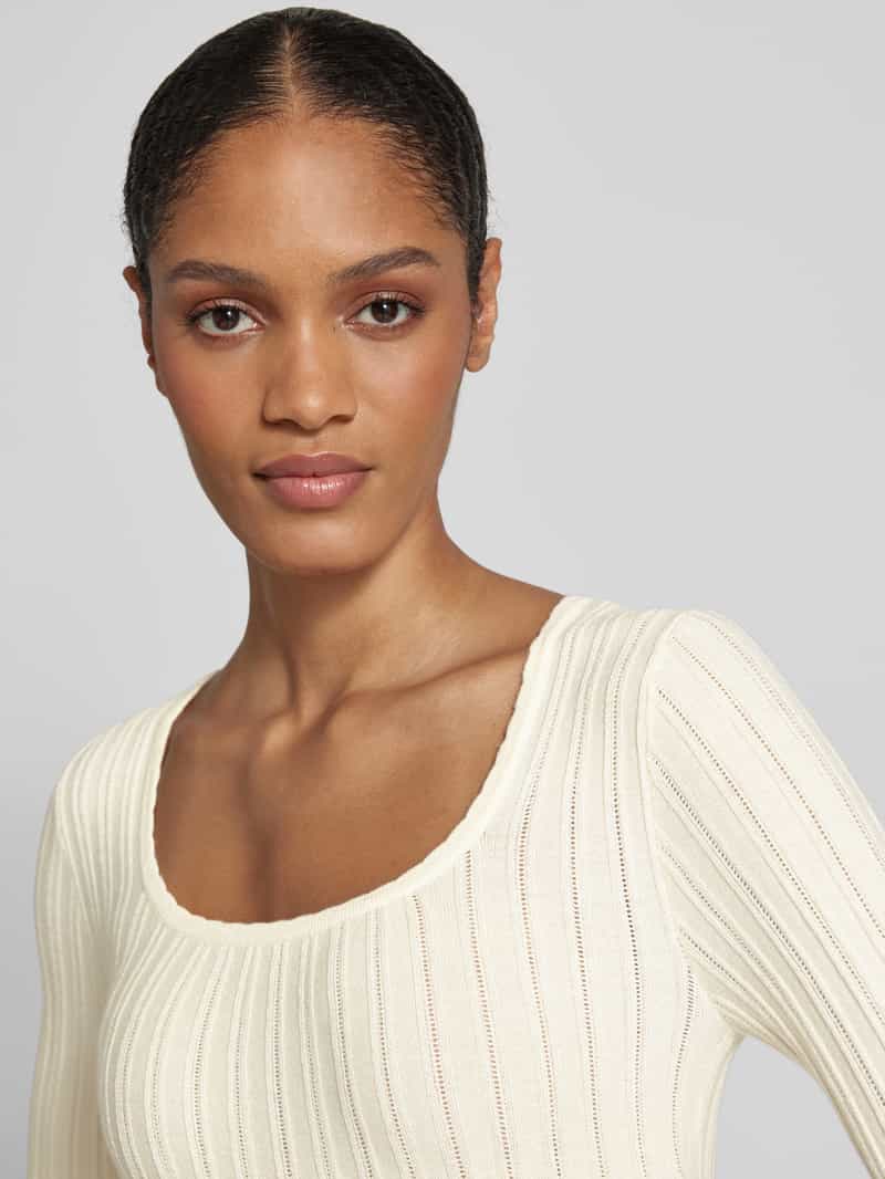 Vero Moda Slim fit gebreide pullover met viscose model 'CECILIE'