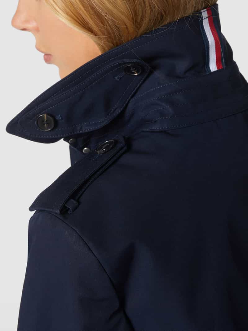 Tommy Hilfiger Trenchcoat met riem en schouderpatten