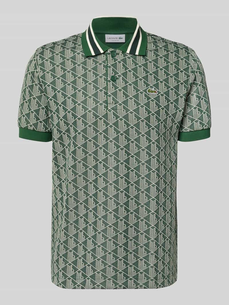 Lacoste Regular fit poloshirt met all-over motief