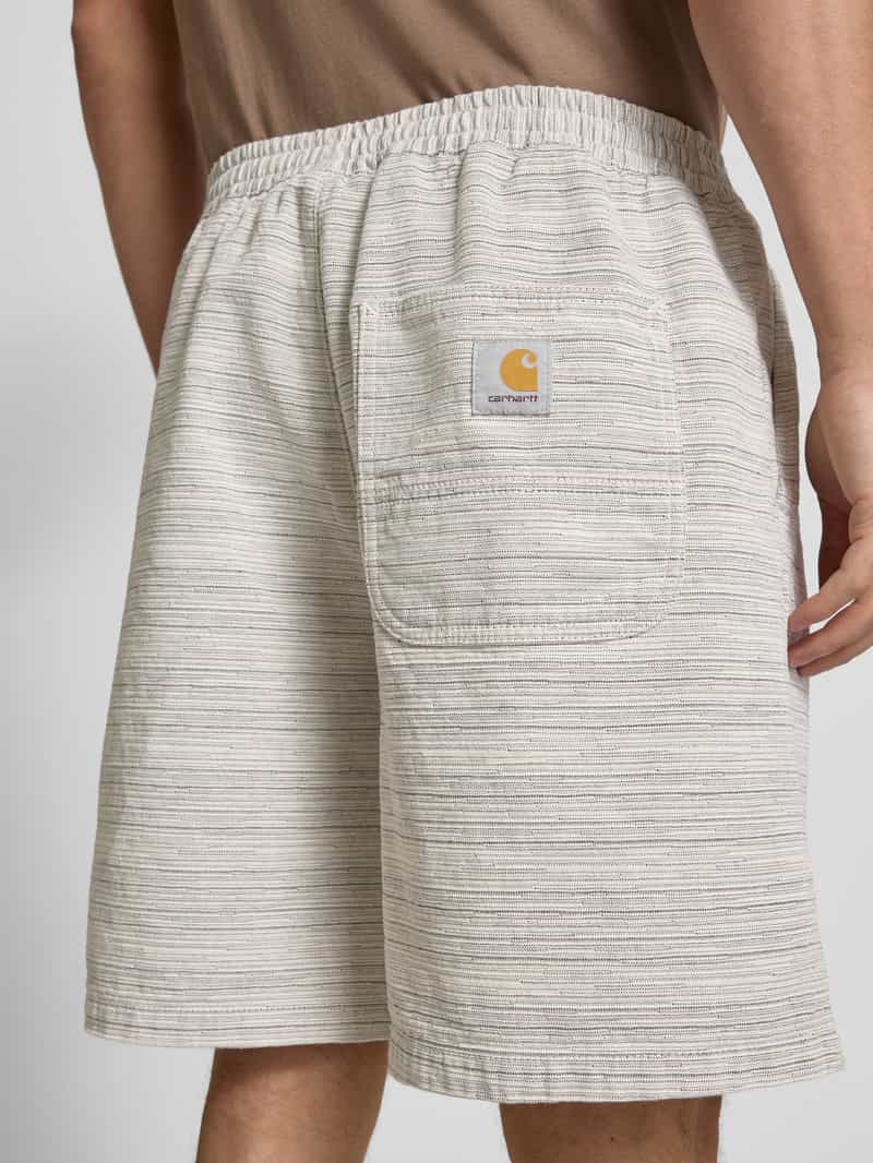 Carhartt Work In Progress Korte broek met structuurmotief model 'Gellar'