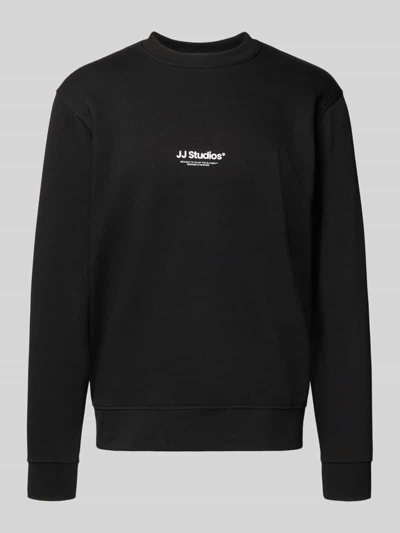 jack & jones Sweatshirt met labelprint model 'SOHO'