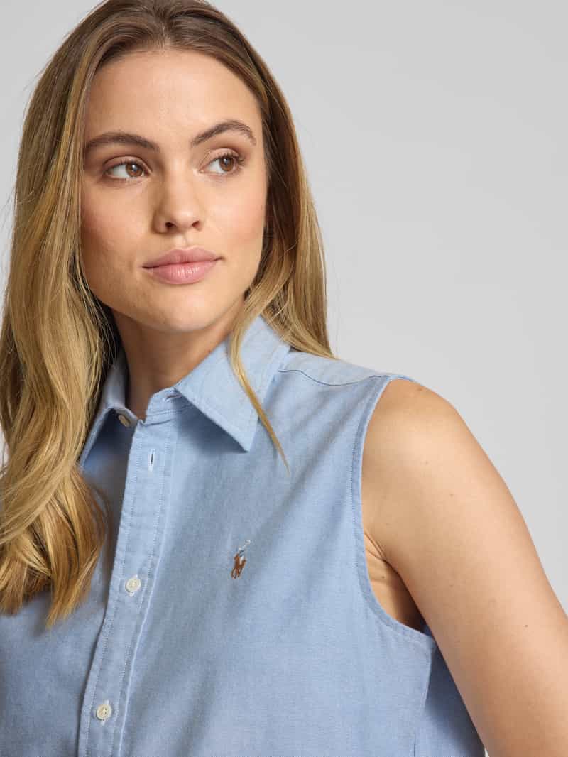 Polo Ralph Lauren Regular fit overhemdblouse in mouwloos design