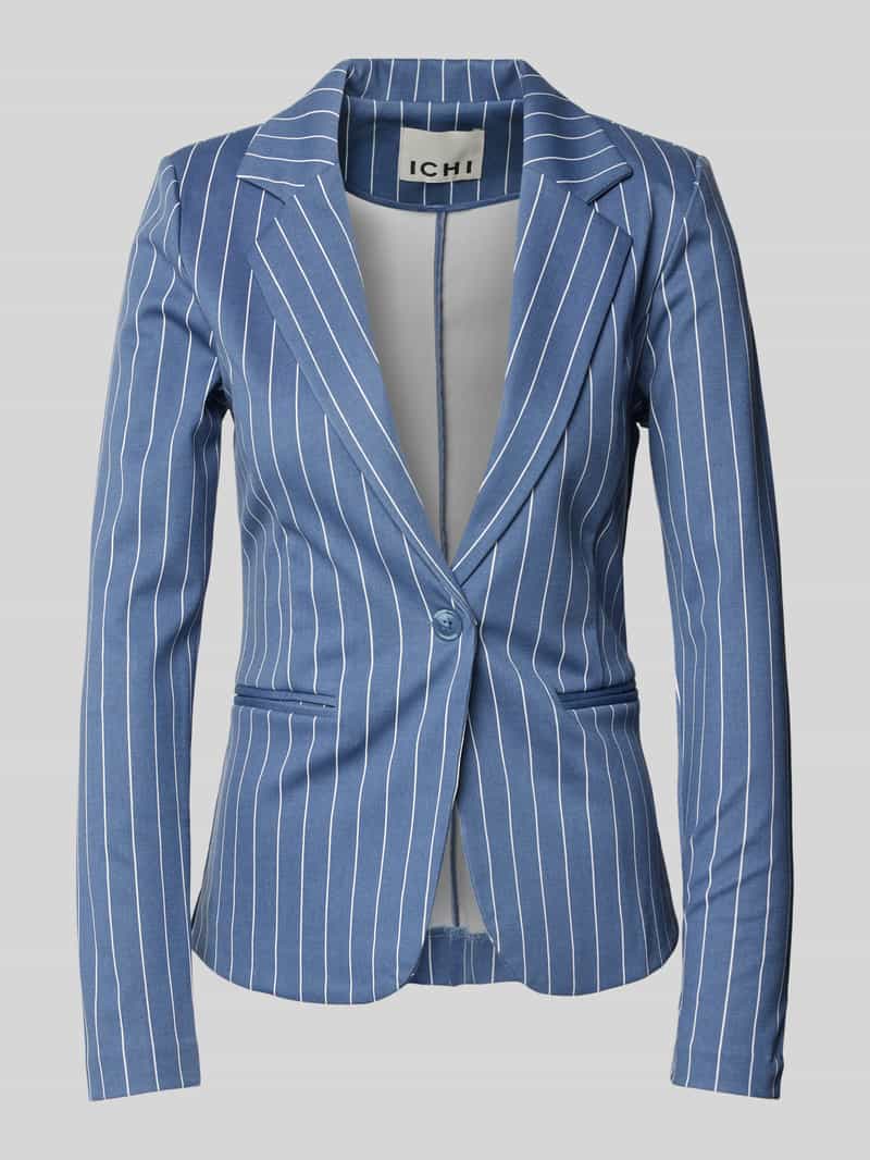 Ichi Slim fit blazer met paspelzakken model 'KATE'