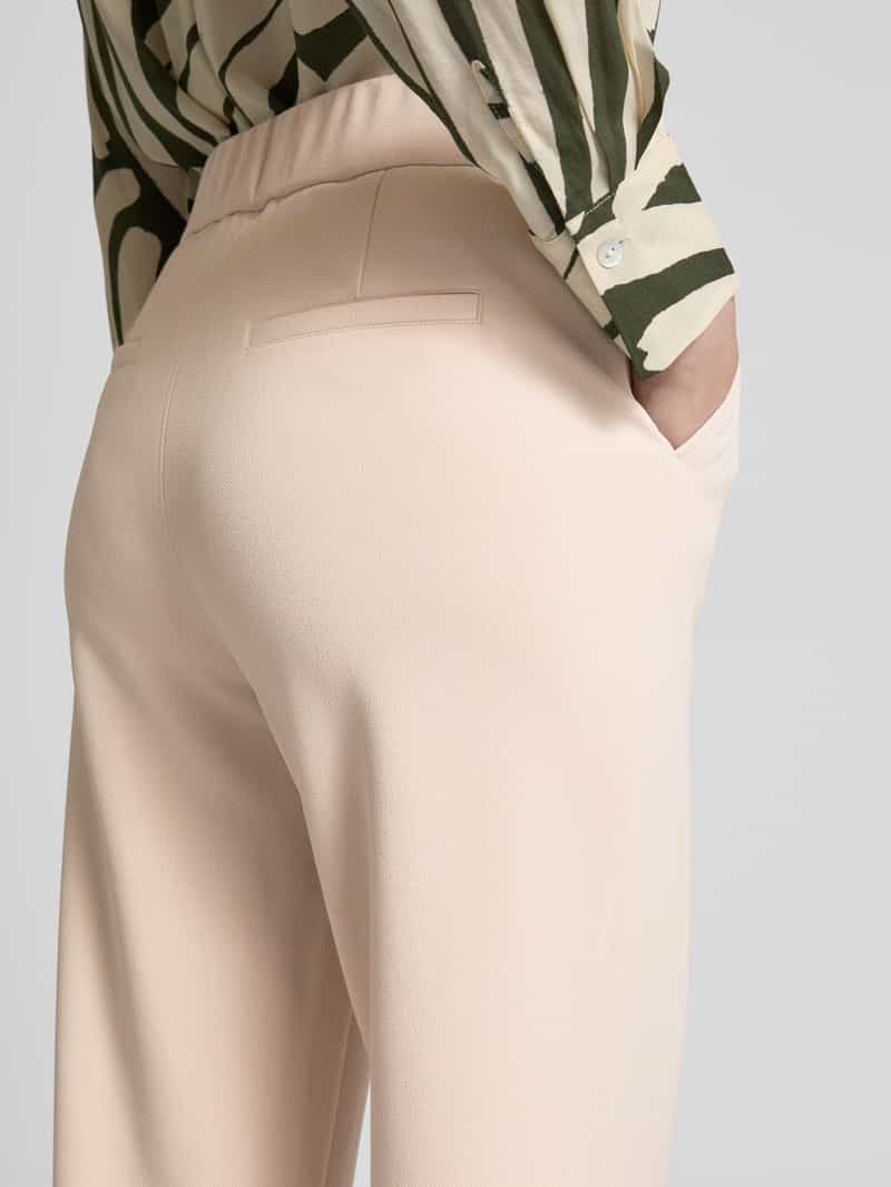Zero Straight leg stoffen broek met verkort model