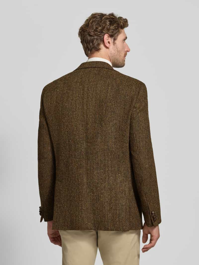 carl gross Slim Fit 2-knoops colbert met klepzakken model 'Theo'