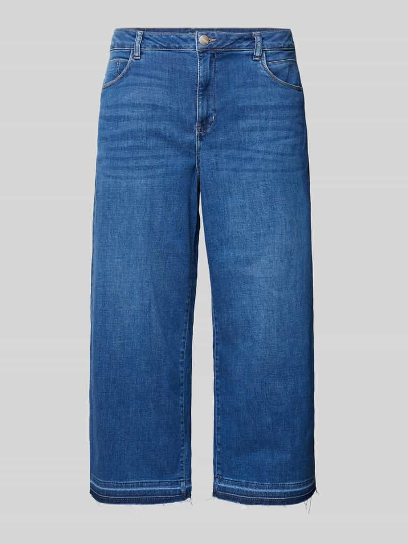 Tom Tailor Korte culotte-jeans met katoen