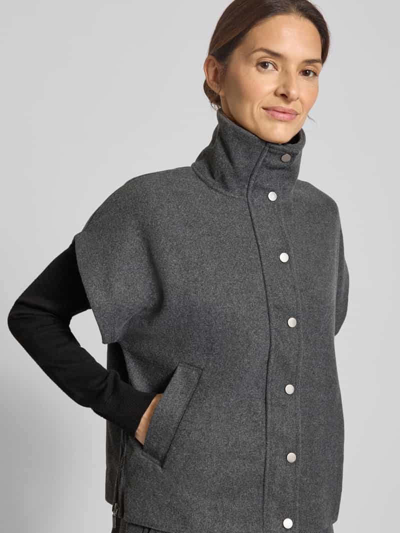 Soyaconcept Gilet met opstaande kraag model 'VAGNA'