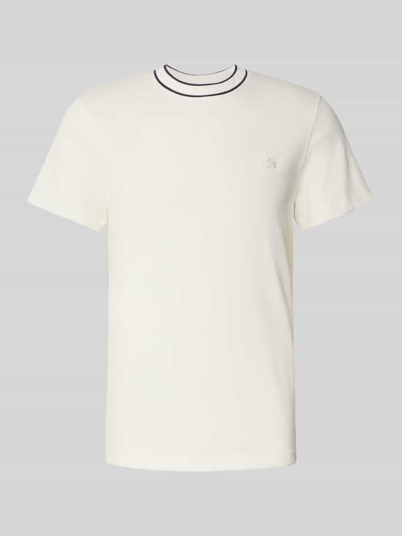 Lacoste Regular fit T-shirt van katoenmix