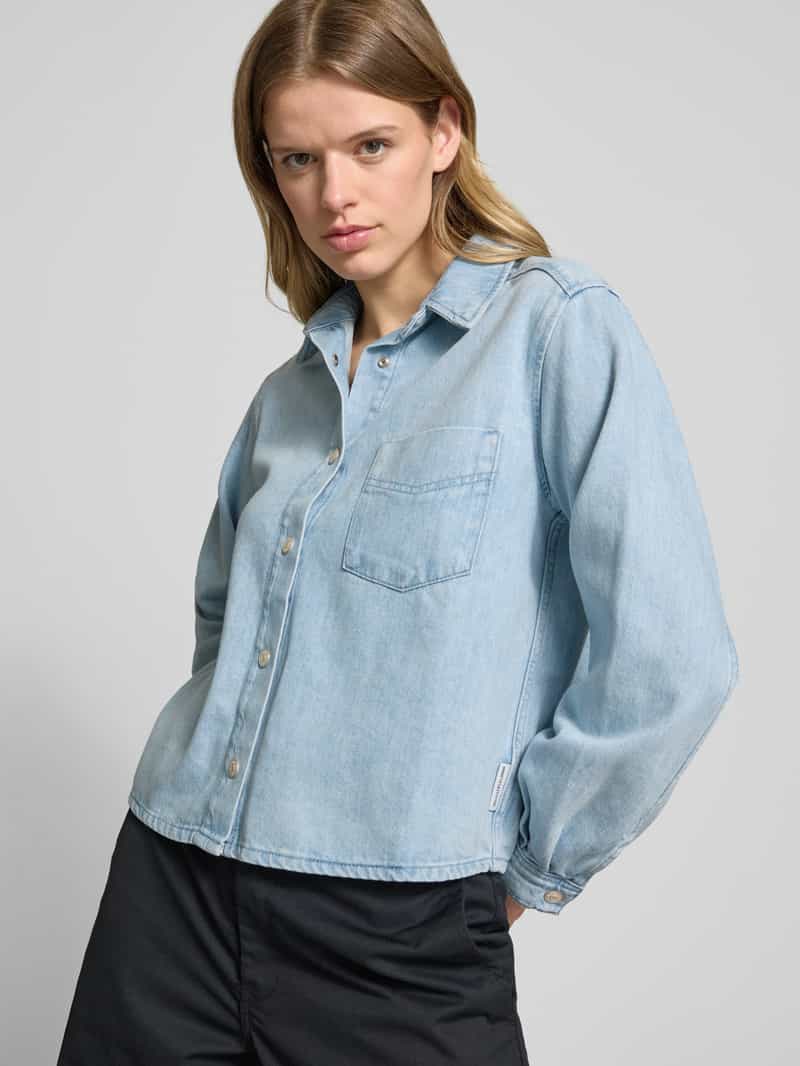 Marc O'Polo DENIM Regular fit jeansblouse met borstzak