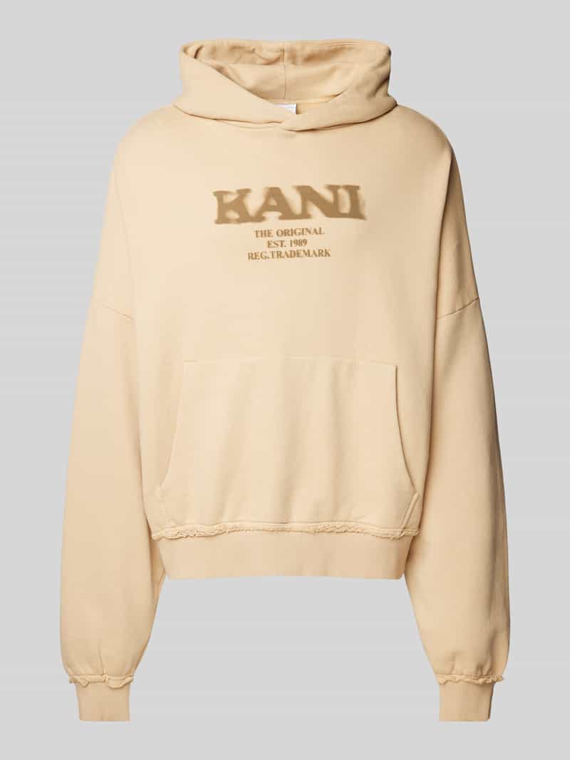 Karl Kani Oversized hoodie met labelprint