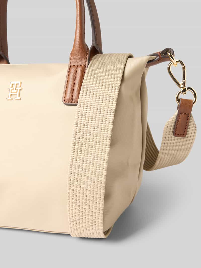 Tommy Hilfiger Schoudertas met echt leer model 'POPETTE'