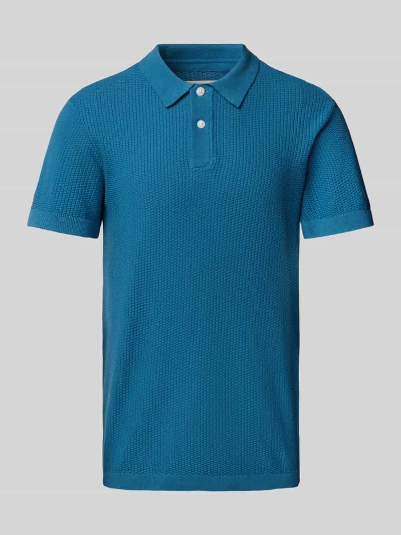 Blend Regular fit poloshirt met ribboorden model 'AIDEN'