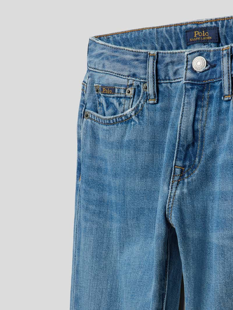 Polo Ralph Lauren Teens Jeans met labelstitching model 'PAMINAS'