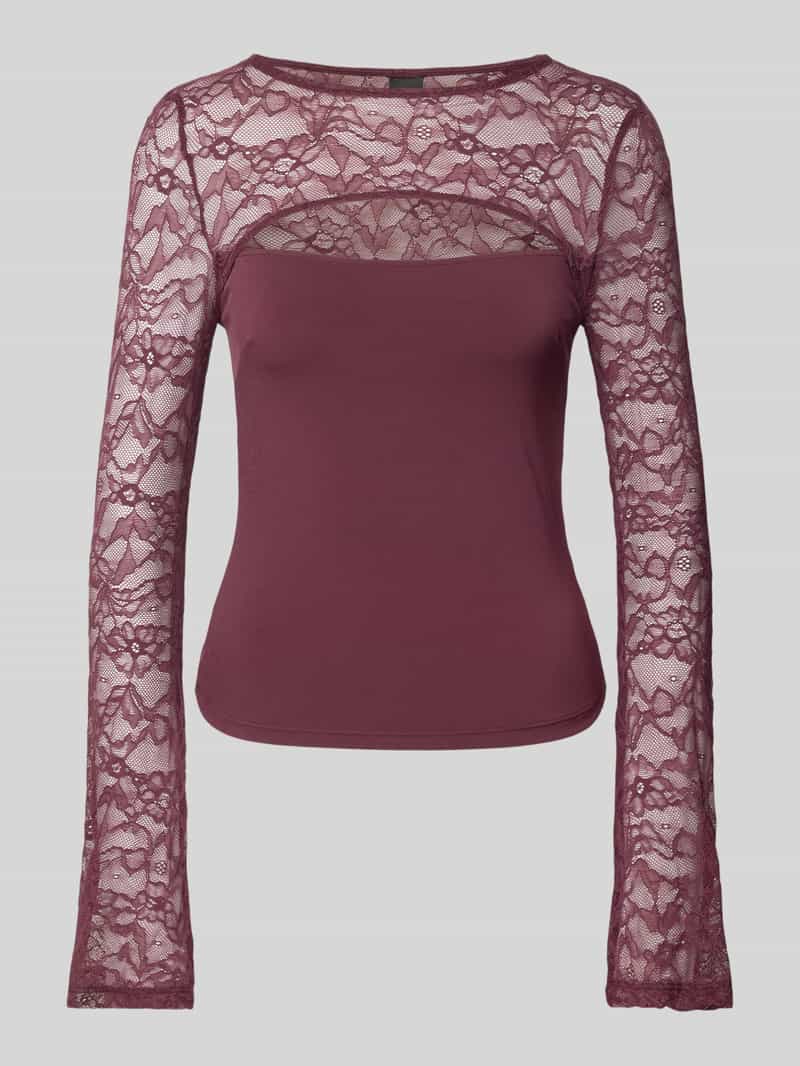 Gina Tricot Shirt met lange mouwen en cut-out