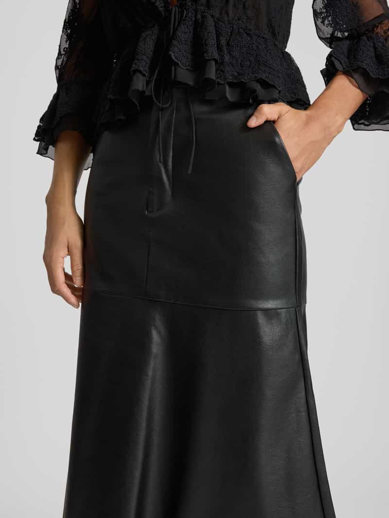 bardot Midirok met Franse steekzakken model 'KINDRA'