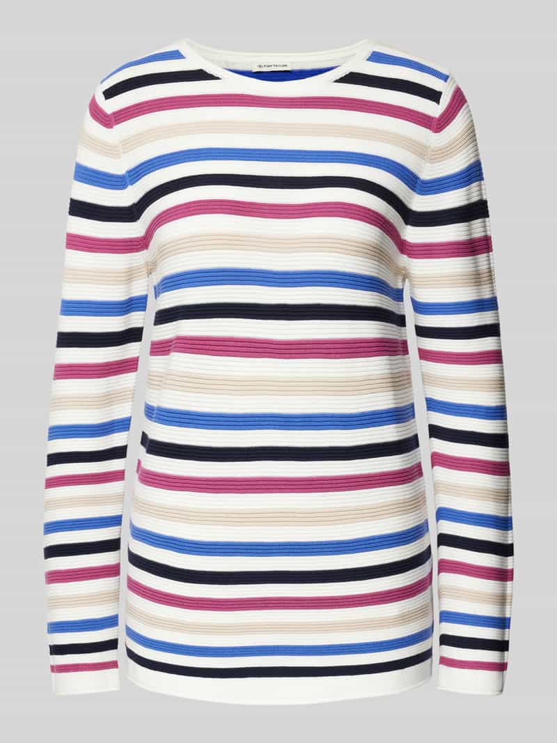 Tom Tailor Gebreide pullover met ronde hals
