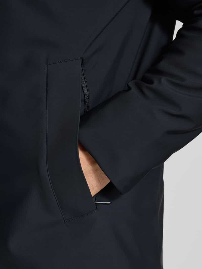 Bugatti Jack met opstaande kraag en blinde ritssluiting