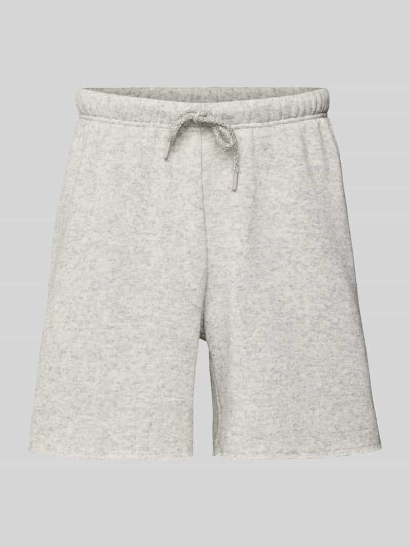American vintage Baggy fit sweatshorts met viscose model 'EVONA'
