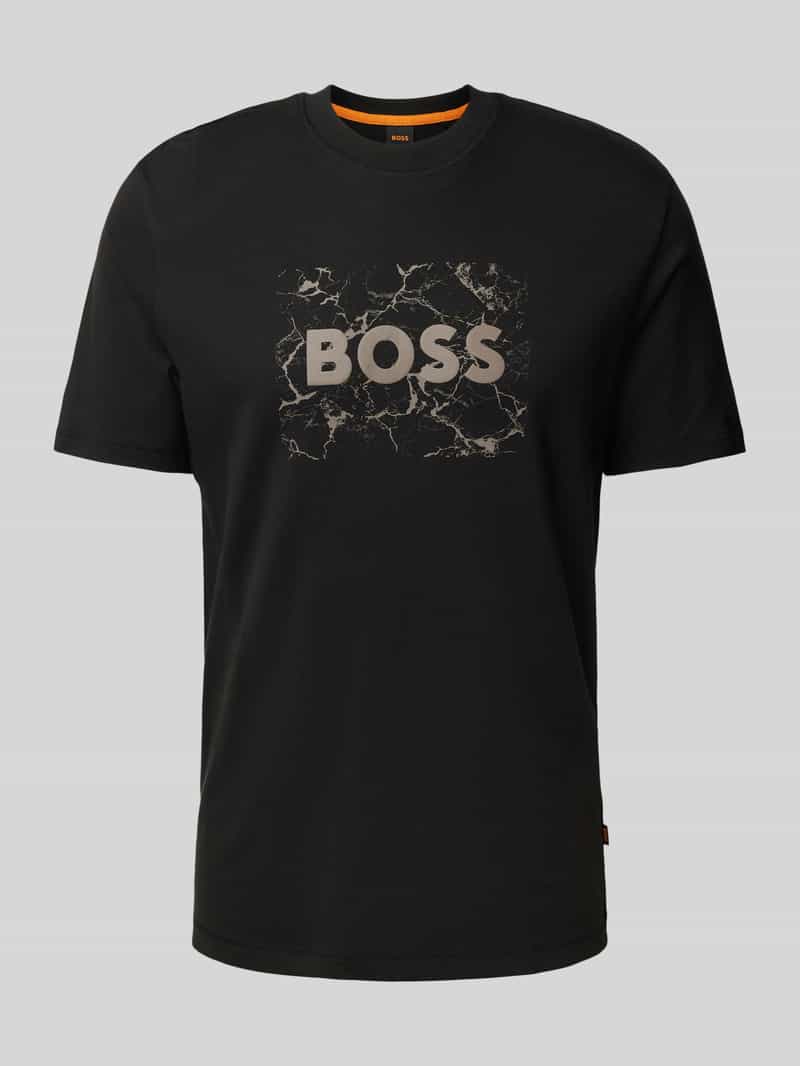 Boss Orange T-shirt met labelprint