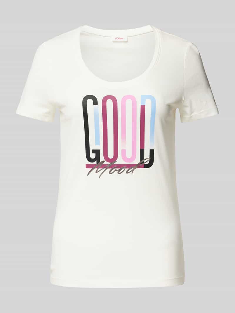 s.Oliver RED LABEL T-shirt met statementprint