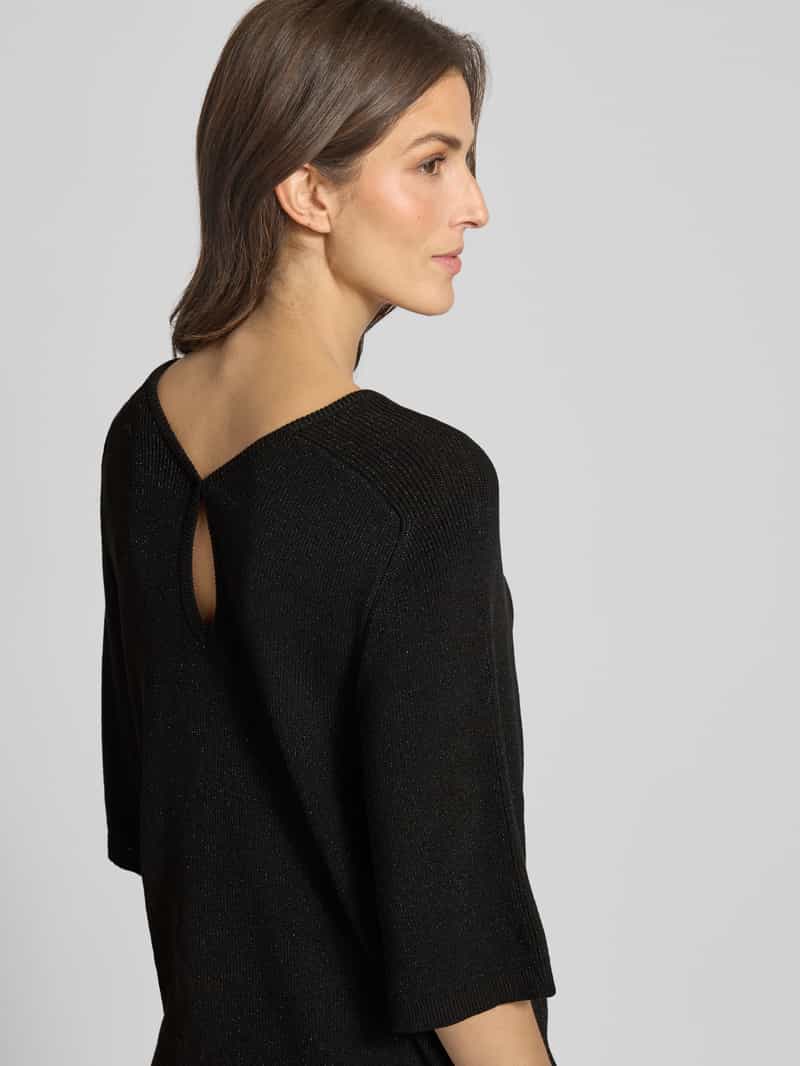 Ichi Gebreide pullover met 3 4-mouwen model 'CODY'