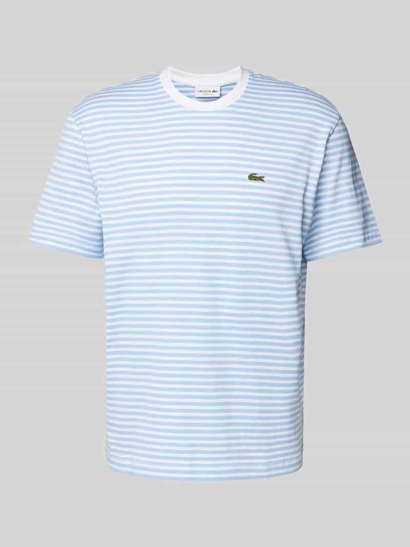 Lacoste T-shirt met labelstitching