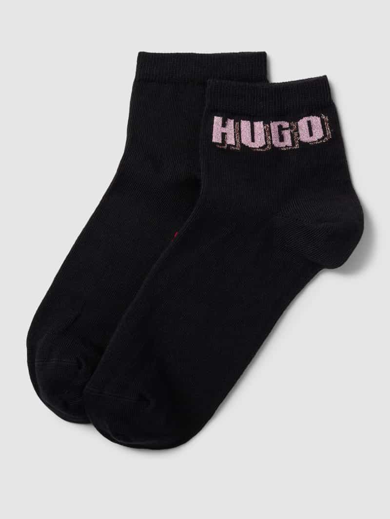 HUGO Sokken in een set van 2 paar met labeldetail