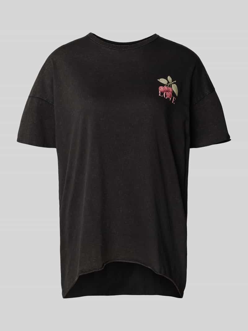 Only Oversized T-shirt van puur katoen model 'RIE LIFE'