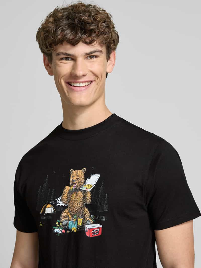 Santa Cruz T-shirt met labelprint