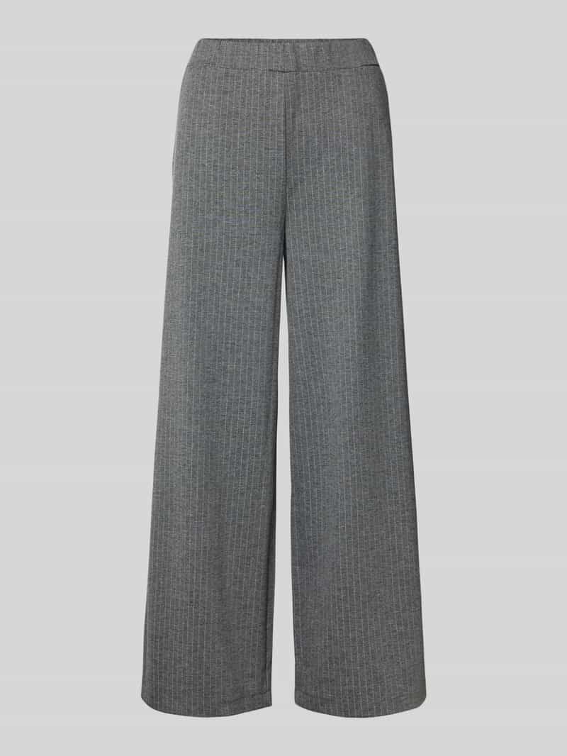 Jake*s Casual Wide fit stoffen broek met elastische band