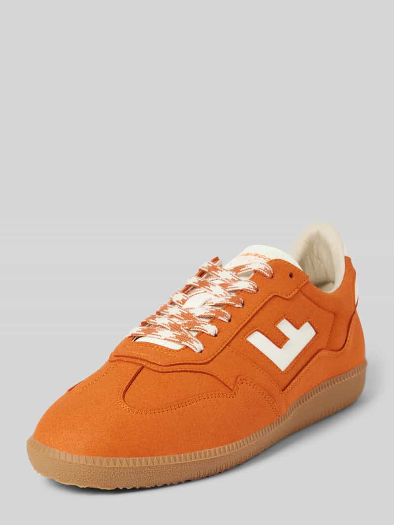 Sneakers met labelprint, model 'BURELA SLIM'