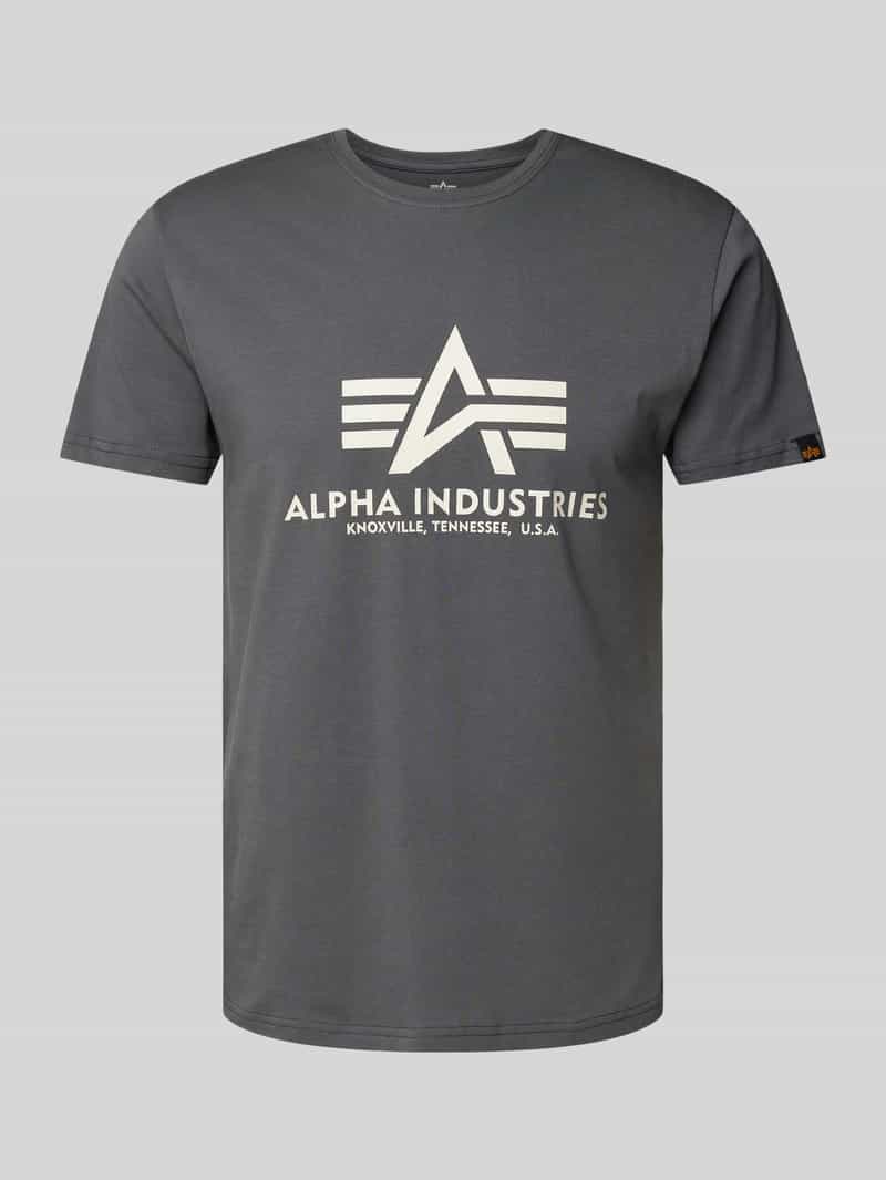 Alpha Industries Shirt met ronde hals Basic T ML