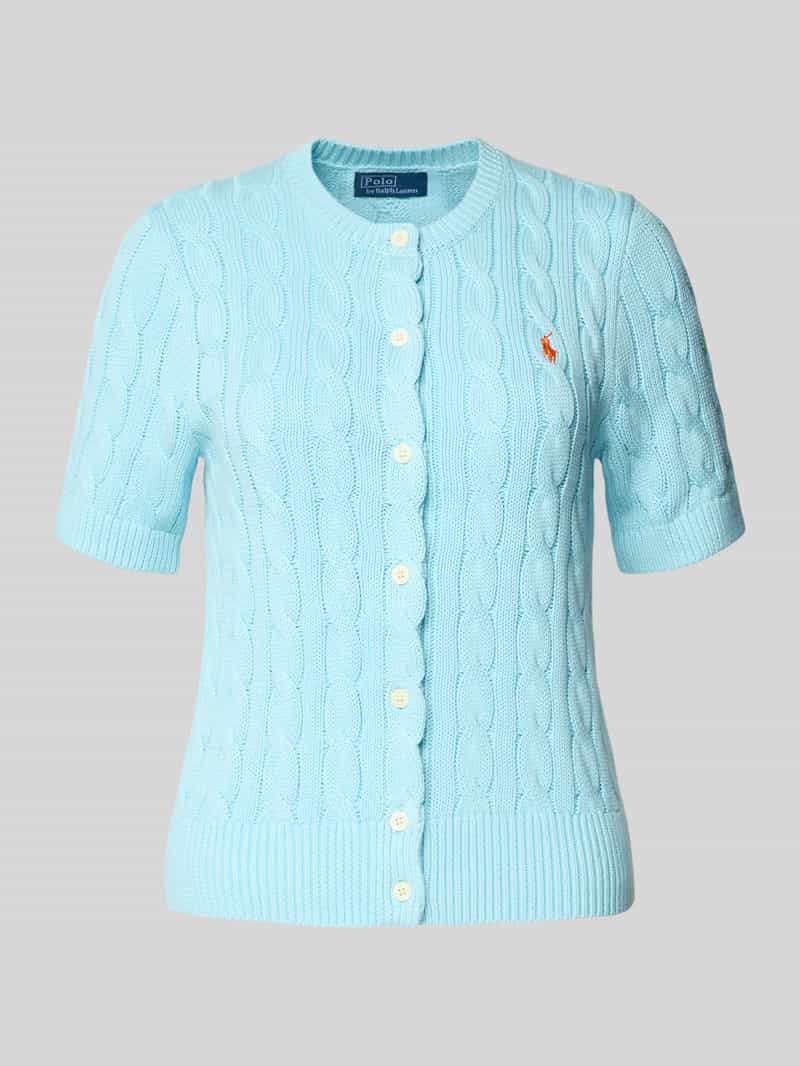 Polo Ralph Lauren Cardigan met kabelpatroon en 1 2-mouwen