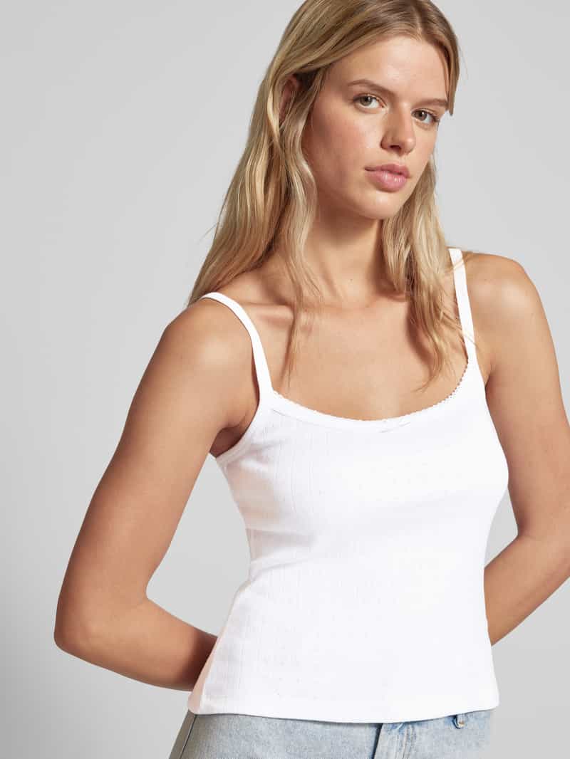 Review Top met bandjes en strikdetail