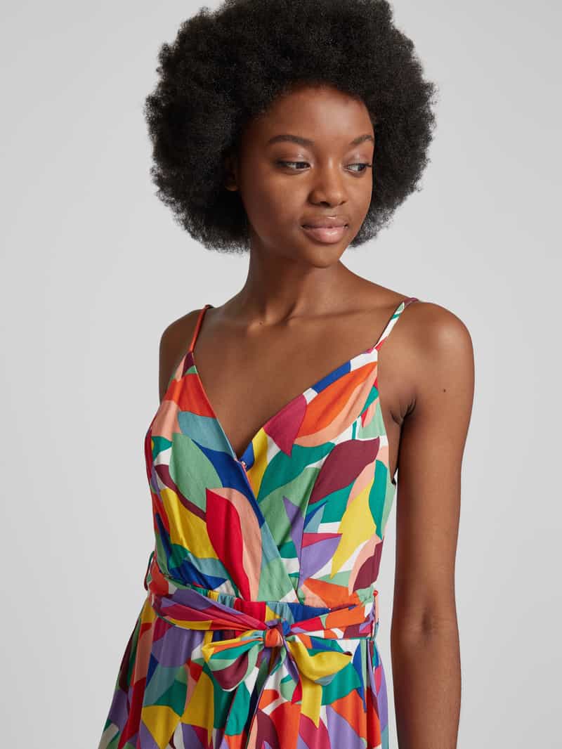 Apricot Knielange jurk met all-over print
