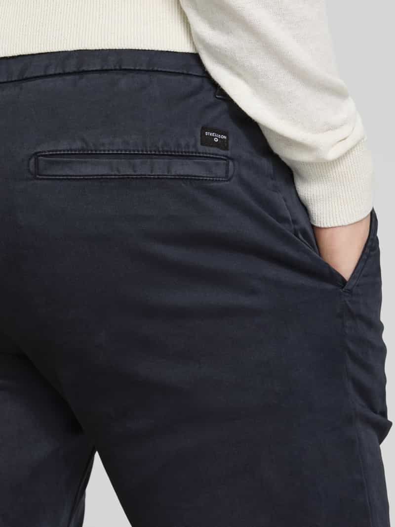 Strellson Slim fit chino met logo-applicatie model 'Tius'