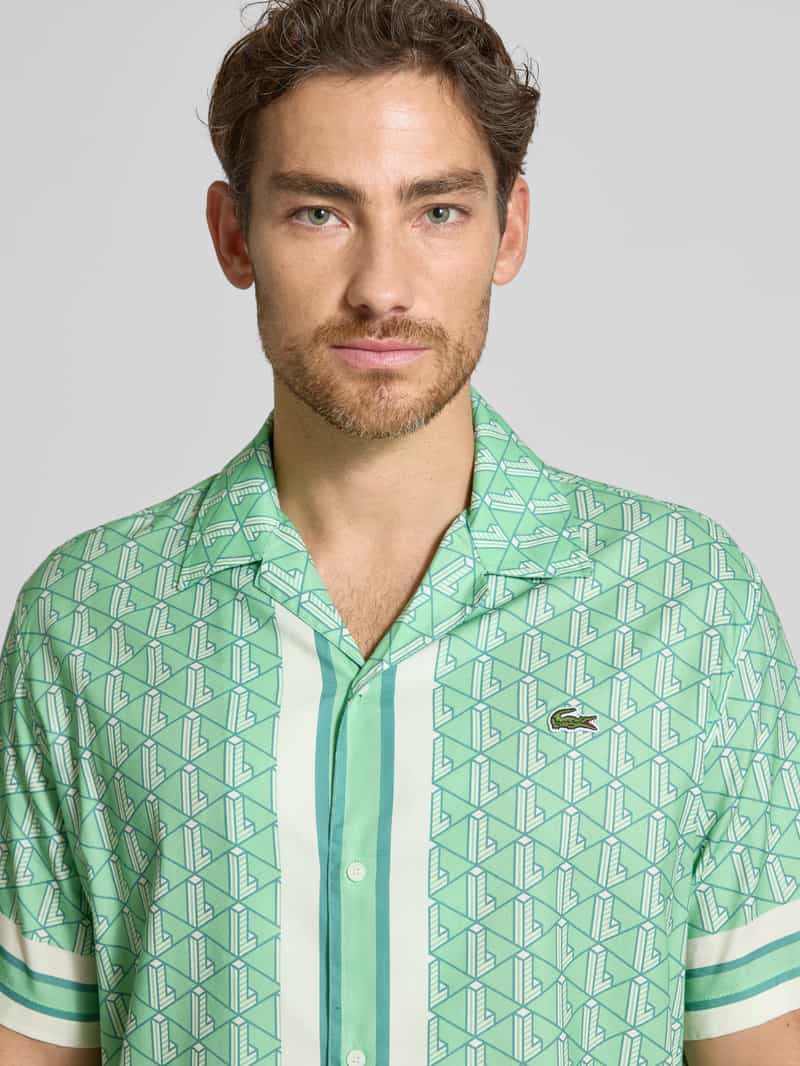 Lacoste Vrijetijdsoverhemd met labeldetail