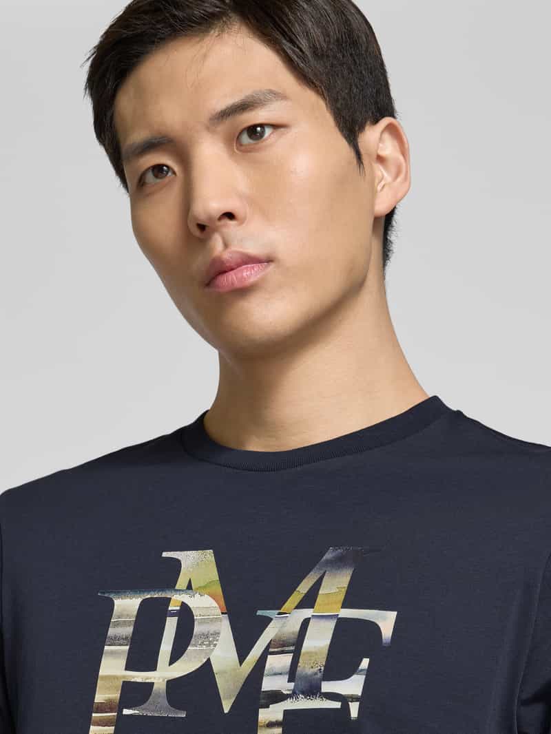 PME Legend T-shirt met labelprint