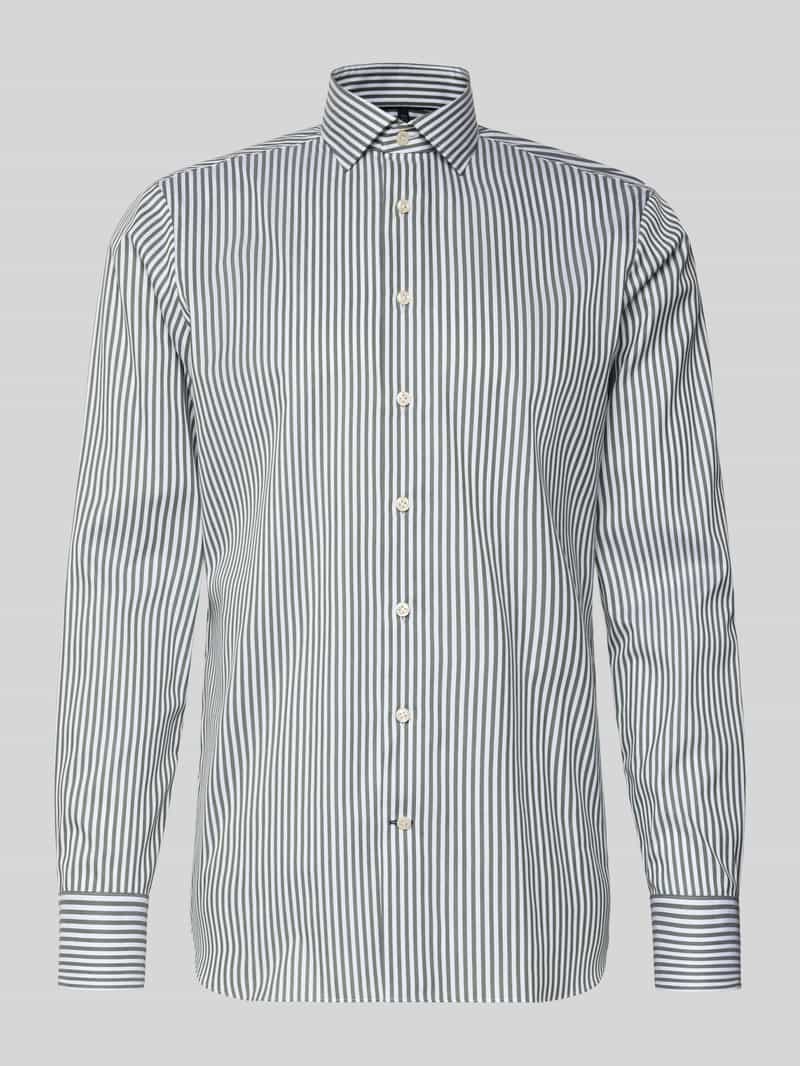 OLYMP SIGNATURE SLIM FIT Slim fit vrijetijdsoverhemd met kentkraag model 'Namur'