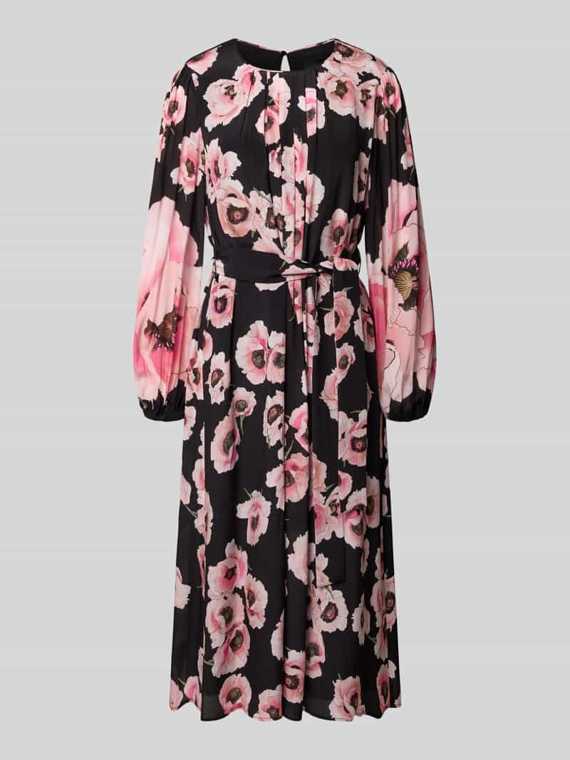 Marc Cain Midi-jurk met strikceintuur
