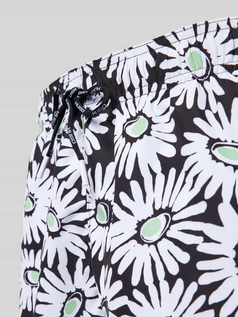 HUGO Regular fit zwembroek met labelpatch model 'DAISE'