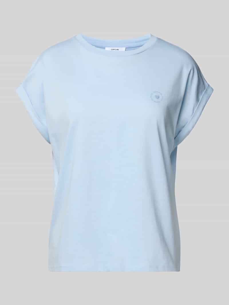 Opus T-shirt met ronde hals model 'Sparis'