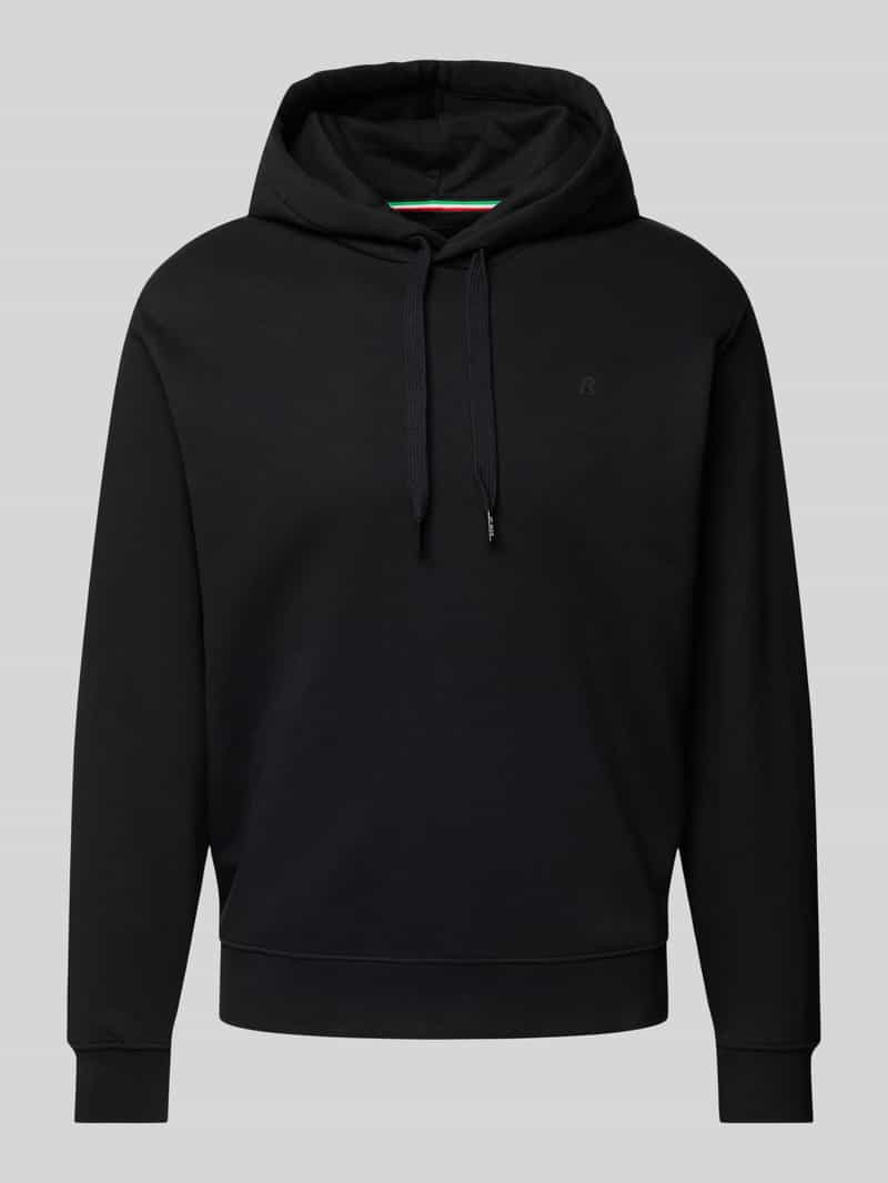 Replay Hoodie met ribboorden