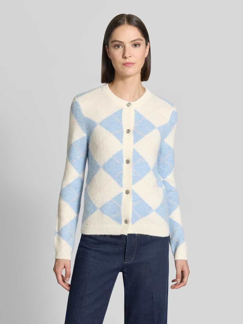 Christian Berg Woman Selection Regular fit gebreid jack met wol