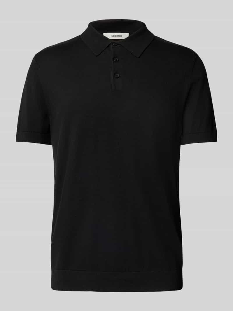 Selected Homme Regular fit poloshirt van puur katoen model 'BERG'