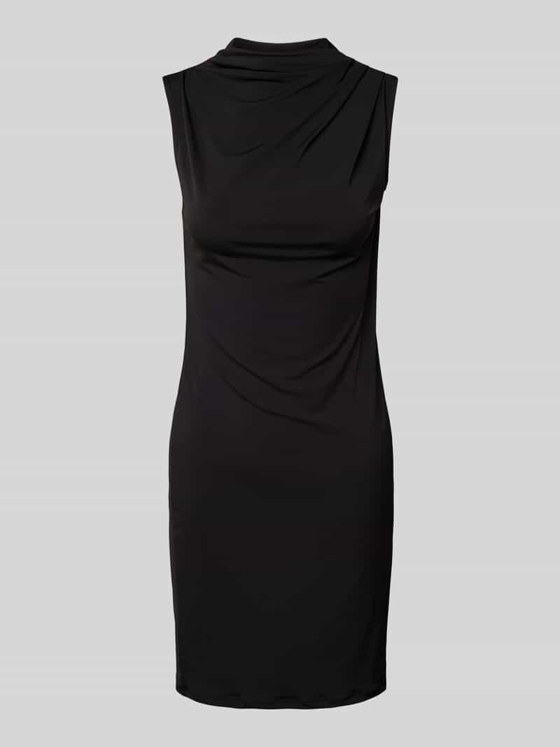 Pieces Slim fit mini-jurk met opstaande kraag model 'MADISON'
