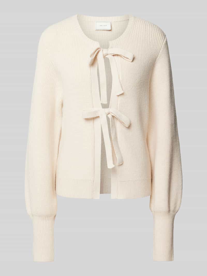 NEO NOIR Comfort fit cardigan met wol en ballonmouwen model 'MUSCADO'