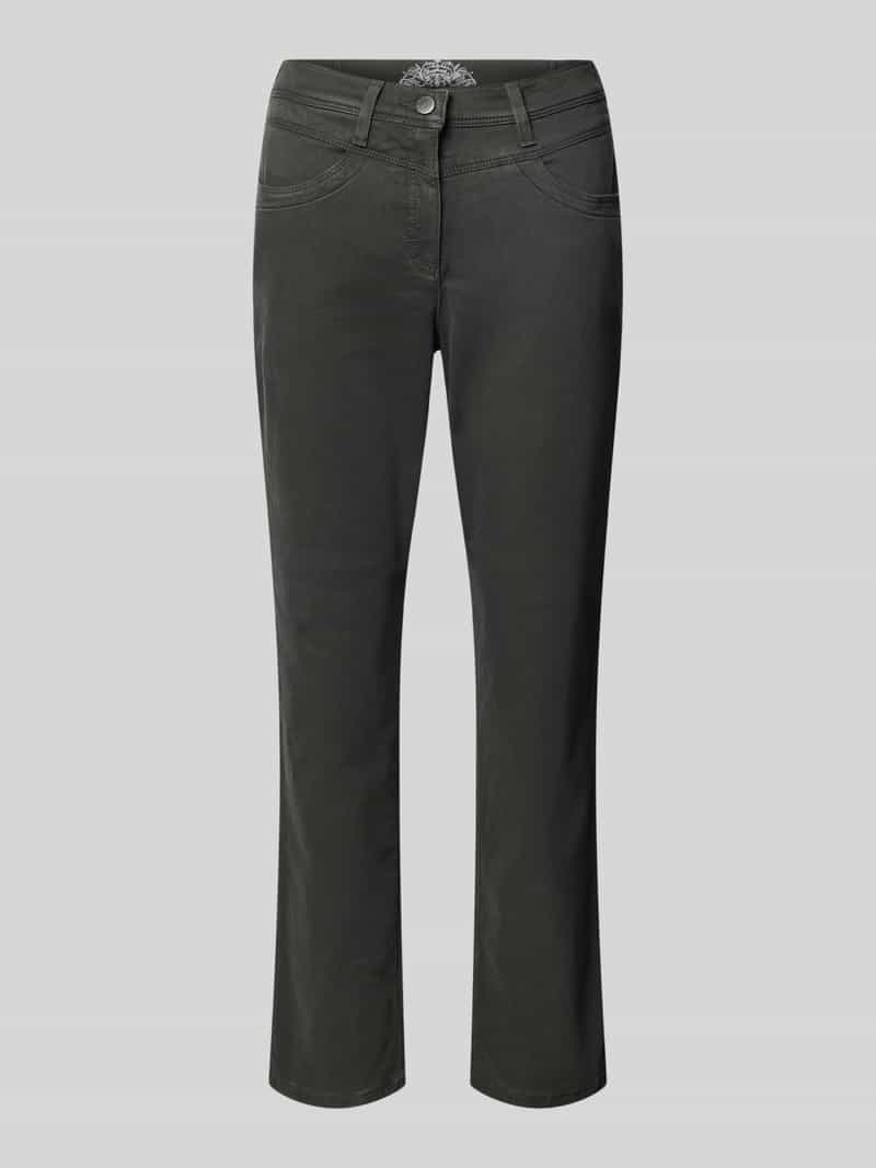 Raphaela By Brax Stoffen broek met steekzakken model 'Laura'