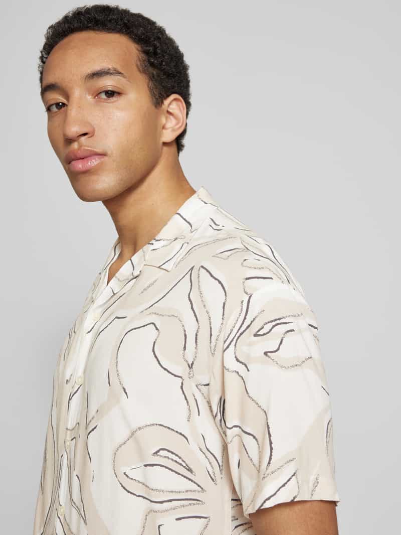jack & jones Regular fit vrijetijdsoverhemd met resortkraag model 'LUKE'