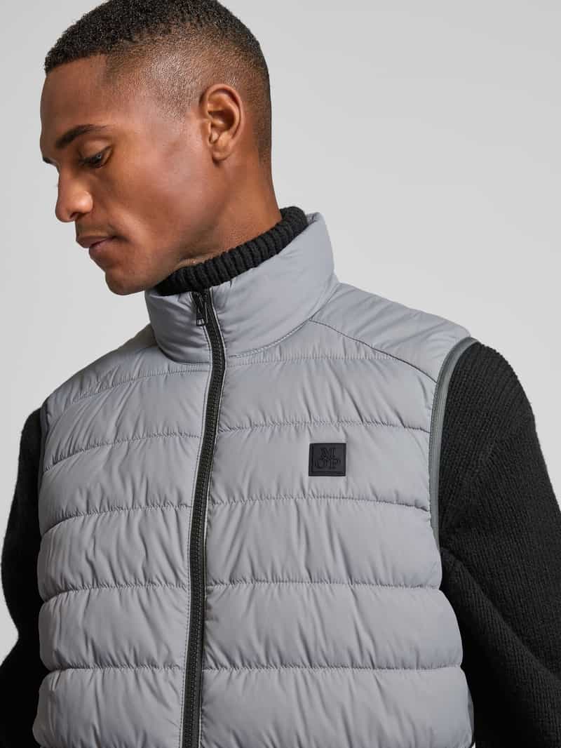 Marc O'Polo Regular fit bodywarmer met opstaande kraag